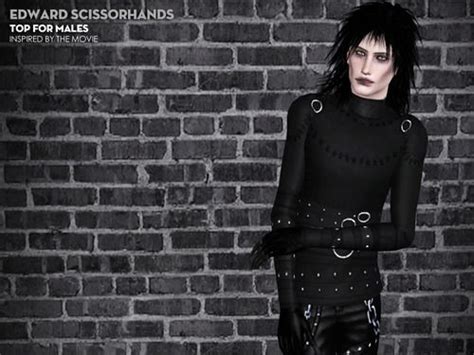 The Path Of Nevermore Edward Scissorhands Inspired Top For Males By