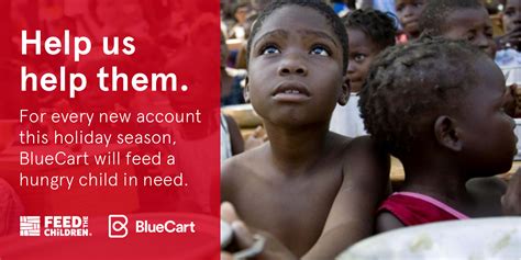 Bluecart Donates To Feed The Children To Ensure No Child Goes Hungry