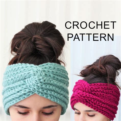 Hana Headband Ear Warmer Crochet Pattern Pdf The Easy Design