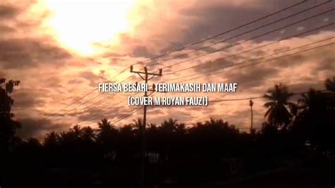 Dapatkan diskon dan bonus menarik! Musikalisasi puisi Terima Kasih dan Maaf - Fiersa Besari ...