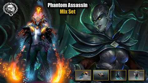 Dota 2 Phantom Assassin Immortal Arcana Full Mix Set