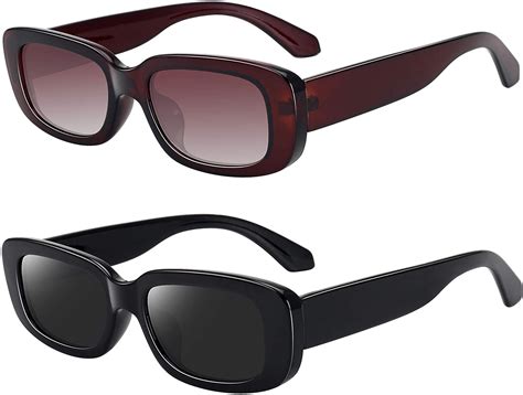 Wowsun Small Retro Rectangle Sunglasses For Women Trendy Sunglasses Ebay