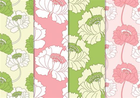 Check spelling or type a new query. Seamless Pink and Green Floral Vector Patterns - Download ...