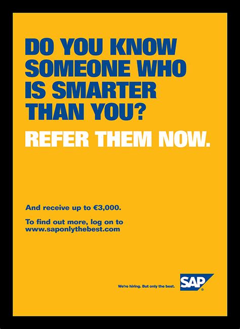 Check spelling or type a new query. Recruitment Advertising Blog: PRINT - Agressive SAP ...
