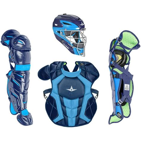 All Star System 7 Axis Intermediate Two Tone Catchers Gear Set Navy