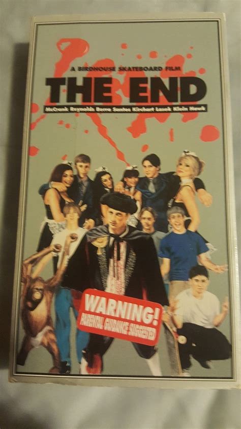 The End VHS Tape DVDs Blu Ray Discs