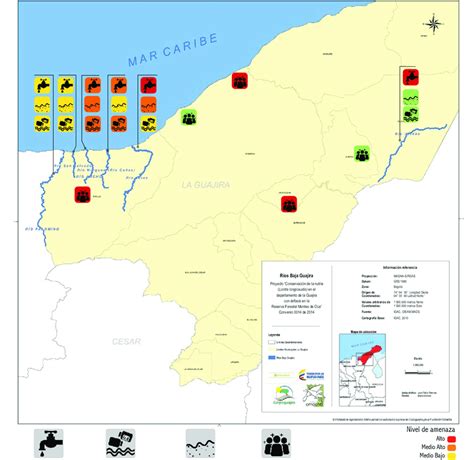 Mapa De Amenazas Indirectas 3 Captación De Agua Contaminación De Agua