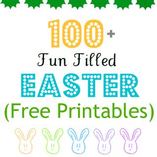 100 Great Easter Free Printables - Craftionary | Easter printables free, Easter printables, Easter