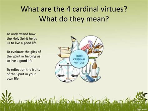 Ppt What Are The 4 Cardinal Virtues What Do They Mean Powerpoint