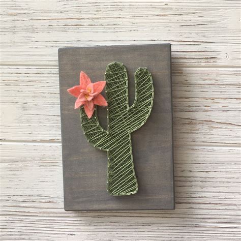 DIY Cactus String Art Kit | Etsy