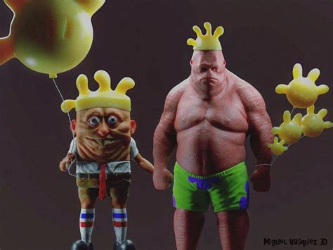 Artist Sculpts Spongebob As A Human Creating Stuff Of Nightmares