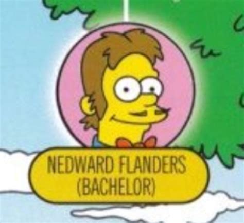 Nedward Flanders Bachelor Simpsons Wiki Fandom