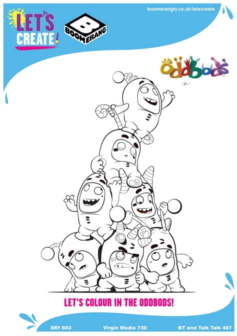 The official oddbods live coloring app combines traditional coloring with augmented reality technology, bringing your coloring sheets to life exactly the way you colored them in! Oddbods Coloring Pages Printable