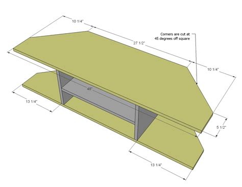 Corner tv stand for 50 inch tv. Ana White | Tall Corner Media Console - DIY Projects