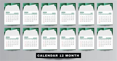 Simple Calendar Template Design Vol 30 Vector Template Download On Pngtree