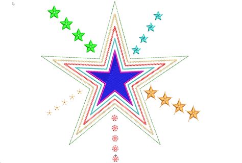 Create Embroidered Stars Wilcom Product Blog