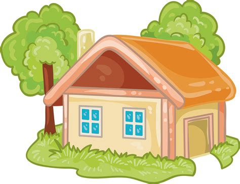 House Cartoon Log Cabin Cartoon House Png Download 41243174 Free