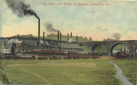 Industrial History 1904 Amtrakpennsy High Bridges Over The Brandywine