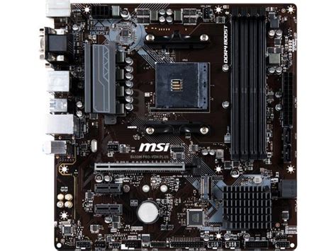 Athlon, ryzen (supports 1st,2nd and 3rd generation ryzen / ryzen with radeon vega graphics and 2nd generation general. MSI PRO B450M PRO-VDH PLUS AM4 Micro ATX AMD Motherboard ...