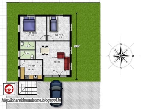 20 ft x 35 ft, 700 sqft modern, and contemporary house design and plan. 2bhk House Plans According To Vastu - House Design Ideas