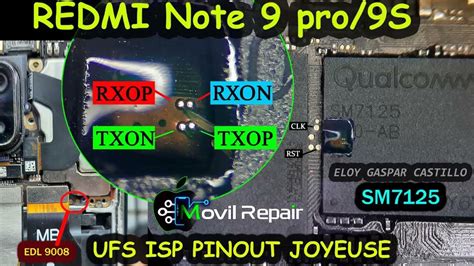 Isp Pinout Redmi Note 9 Pro Isp Pinout Redmi Note 9s Cpu Pinout Sm7125