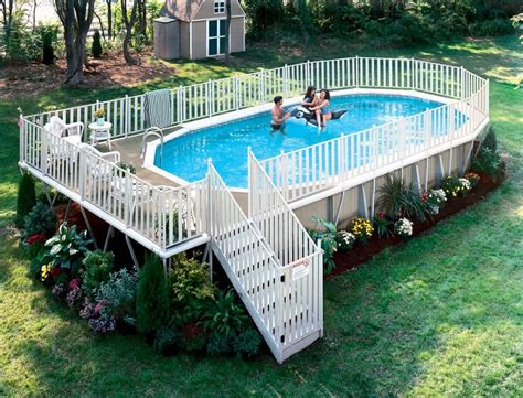 Safety is number one with the model sd pool deck. Why Above Ground Pools are More Recommended for You ...
