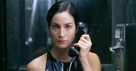 Carrie Anne Moss As Trinity In The Matrix