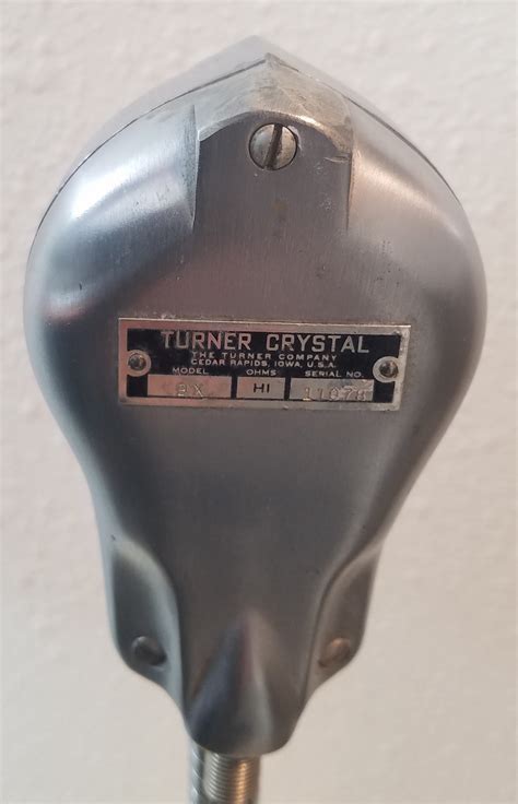 Turner Crystal 9X Microphone & Stand | Collectors Weekly