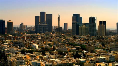 Royalty Free Stock Video Footage Of A Tel Aviv Cityscape Shot In Israel