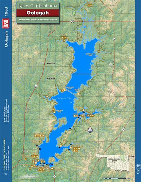 Oologah Lake Map