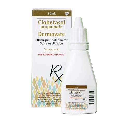 Buy Dermovate Clobetasol Propionate Mcg Ml Solution For Scalp Application Ml Online With