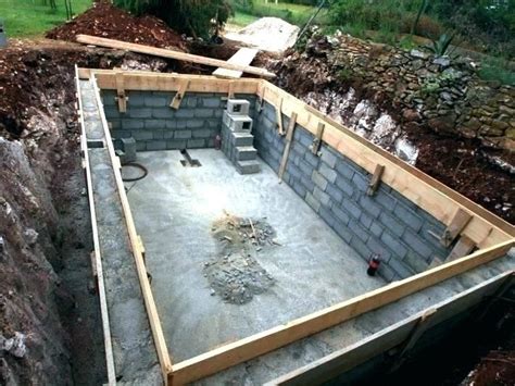 Concrete Block Pool Above Ground Swimming Design Kits Australia Cinder