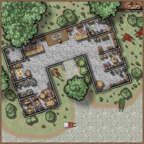 Virtual Tabletop Tabletop Rpg Fantasy City Fantasy Map Pathfinder