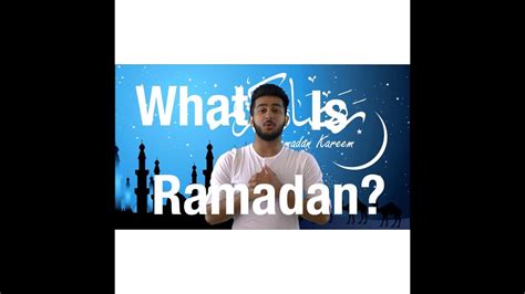 What Is Ramadan Youtube
