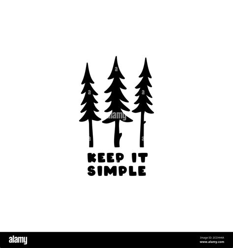 Vintage Keep It Simple Logo Designs Outdoor Adventure Line Art Scene