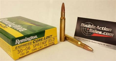 Remington 30 06 Springfield 150gr Core Lokt Psp R30062 Double