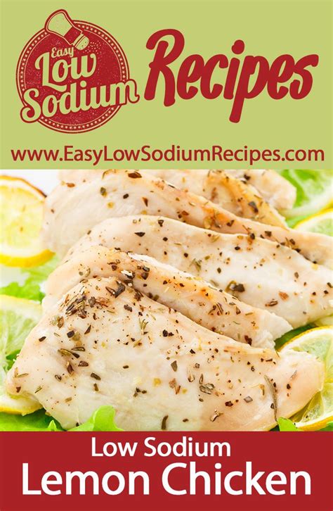 34mg cholesterol, 504.5mg sodium, 768.2mg potassium, 19.6g carbohydrates Easy Low Sodium Lemon Chicken (With images) | Heart ...