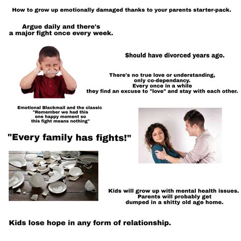 Parents Having A Shitty Marriage Starter Pack Rstarterpacks