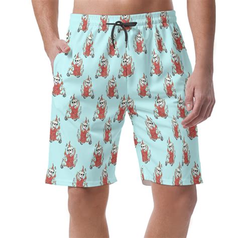 Bad Bunny Styles Hawaiian Mens Shorts Ideas Vinco Hawaiian Shirts