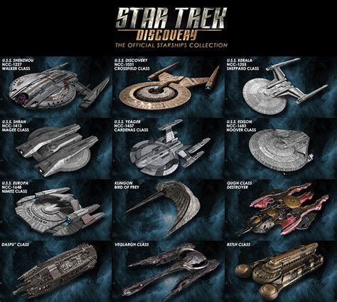 Eaglemoss Unveils First Wave Of ‘star Trek Discovery Ship Models