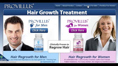 That said, we have researched the best biotin supplement for hair loss and have come up with these products that top the list of the best biotin pills for hair growth. PROVILLUS-HAIR LOSS SOLUTION FOR MEN AND WOMEN - YouTube