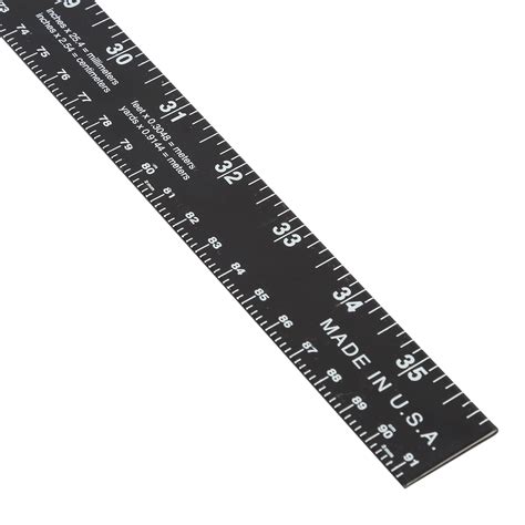Hyper Tough 36 Inch X 1 Inch Aluminum Ruler Brickseek