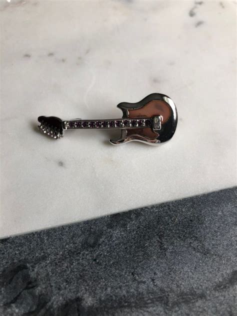 Vintage Electric Guitar Pins Gem