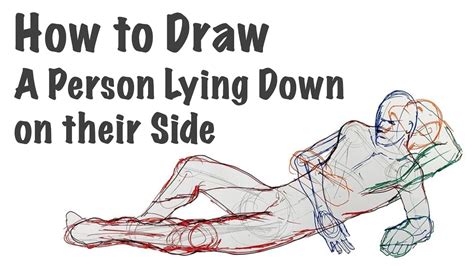 How To Draw A Person Lying Down On Their Side Youtube
