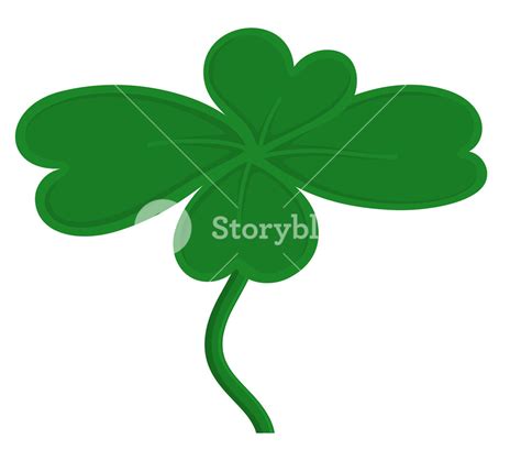 Green Shamrock Vector Royalty Free Stock Image Storyblocks