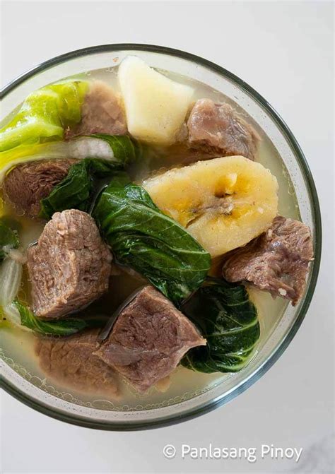 How To Make Nilagang Baka Filipino Boiled Beef Soup Recipe I Bake I Cook I Gobble