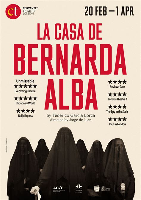 La Casa De Bernarda Alba Cervantes Theatre