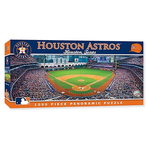 Mlb Houston Astros Panoramic Stadium 1000 Piece Jigsaw Puzzle Bed