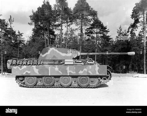 Deutscher Pzkw V Panther Panzer In Der Erprobung Zweiter Weltkrieg