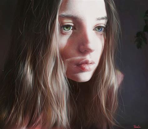 By The Danger In Her Eyes The Hauntingly Beautiful Portraits By Elena Sai